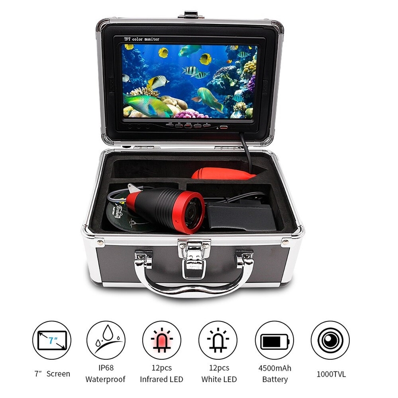 Camera quan sát dưới nước DV3524 dùng để câu cá có màn hình 7 inch